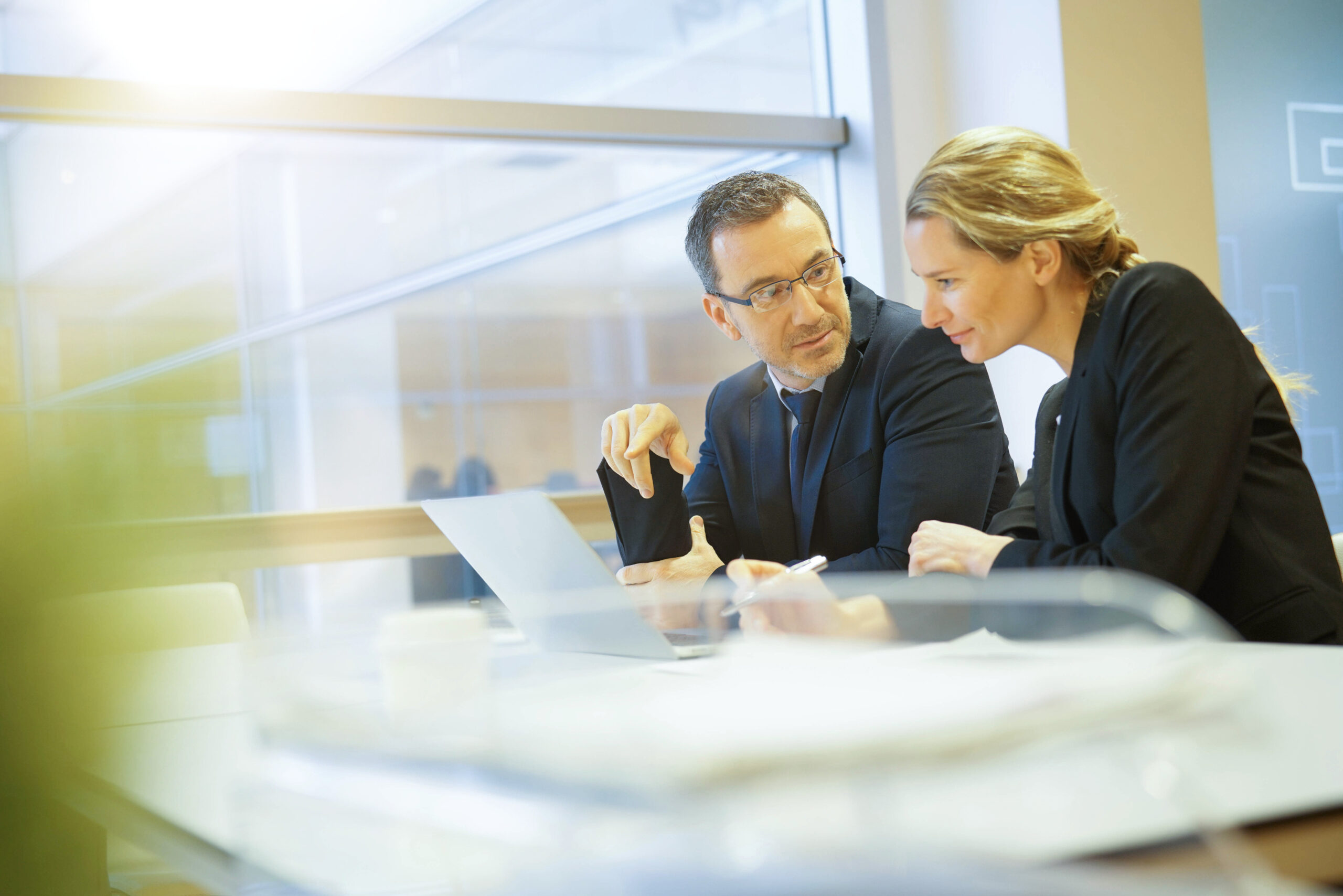 Business people meeting in modern office